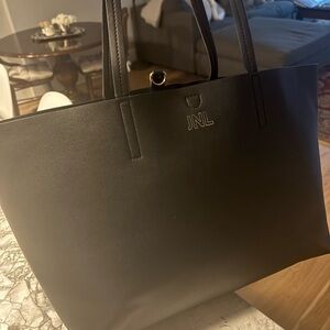 Monog JNL Mark & Graham vegan leather tote
